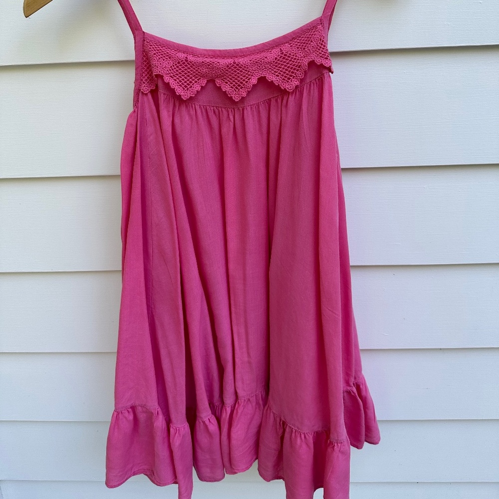 Girl beach summer dresses Blue and Pink